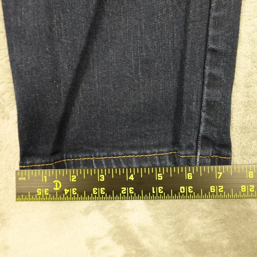 Levi's jeans 514 straight fit men's 36x32 blue denim red‎ tab